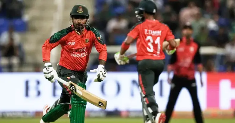 শ্রীলংকা-বাংলাদেশ ম্যাচের একটি মুহূর্ত